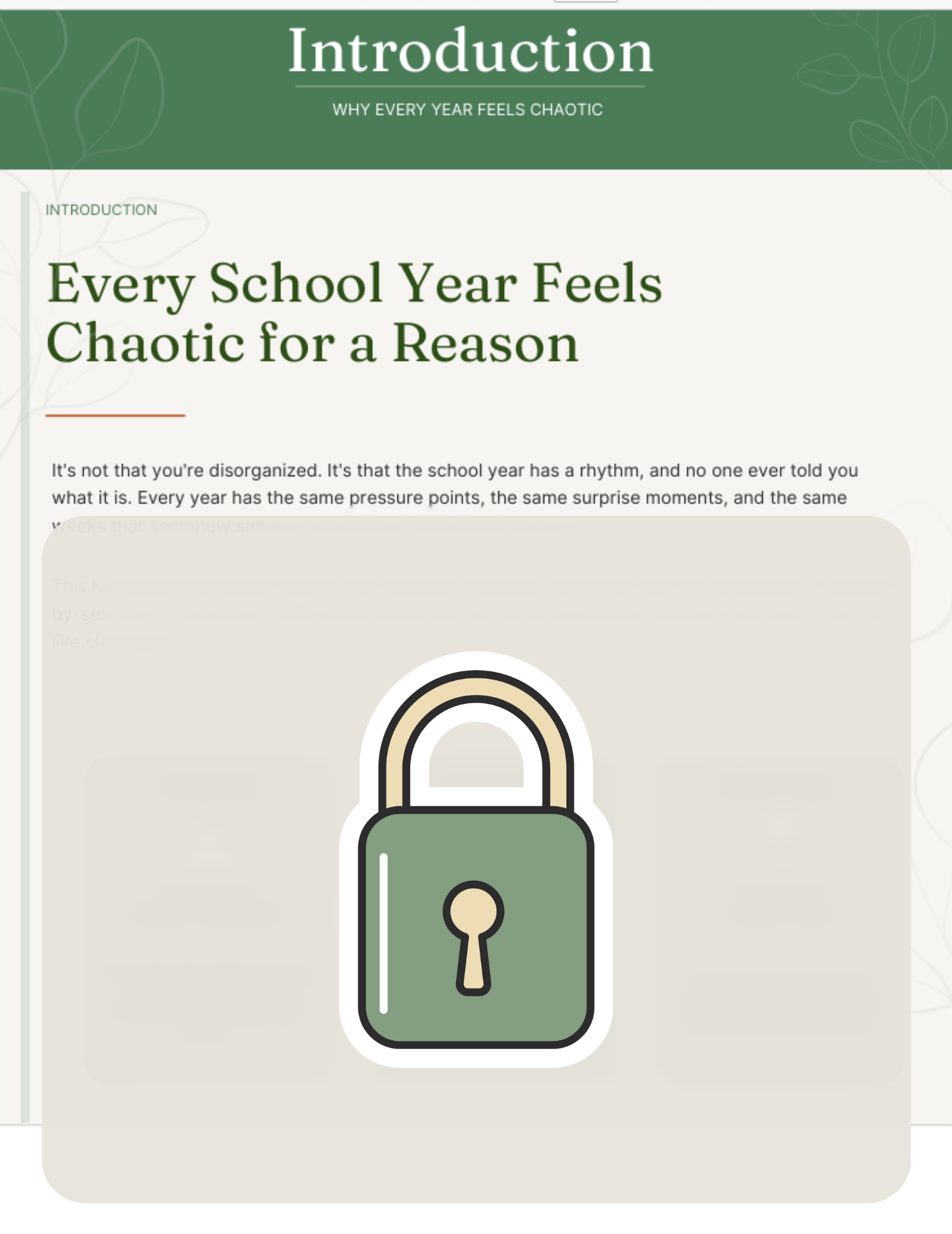Elementary School Survival Kit preview 1